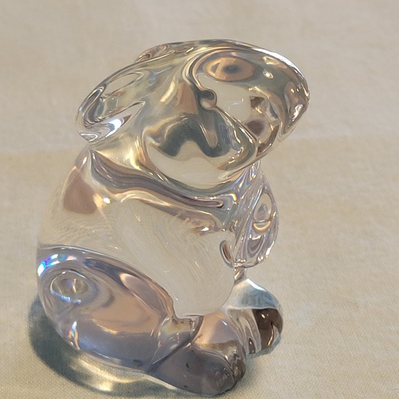 Vintage BACCARAT Crystal Rabbit Figurine. - Picture 3 of 9